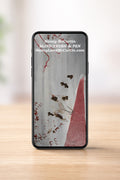 Oriental Phone Wallpaper - Digital Art by Blind Artist Nancy McCurtin
