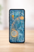 Outerspace Phone Wallpaper - Digital Art by Blind Artist Nancy McCurtin