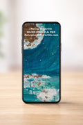 Reflection Phone Wallpaper - Digital Art by Blind Artist Nancy McCurtin