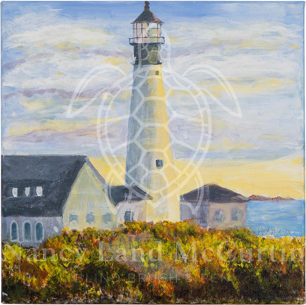 The Lighthouse - Digital Art Download by Nancy Land McCurtin