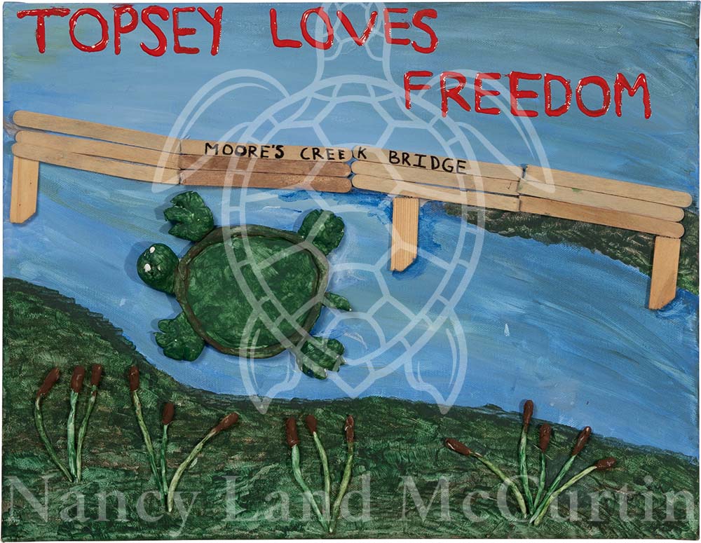 Topsey Loves Freedom - Digital Art Download by Nancy Land McCurtin